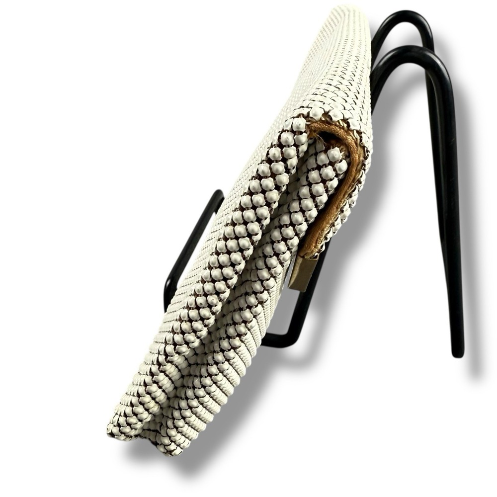 Vintage Whiting & Davis Mesh Clutch Made in USA w/‎ Mirror Gold Tone Trim *READ* - Picture 7 of 16